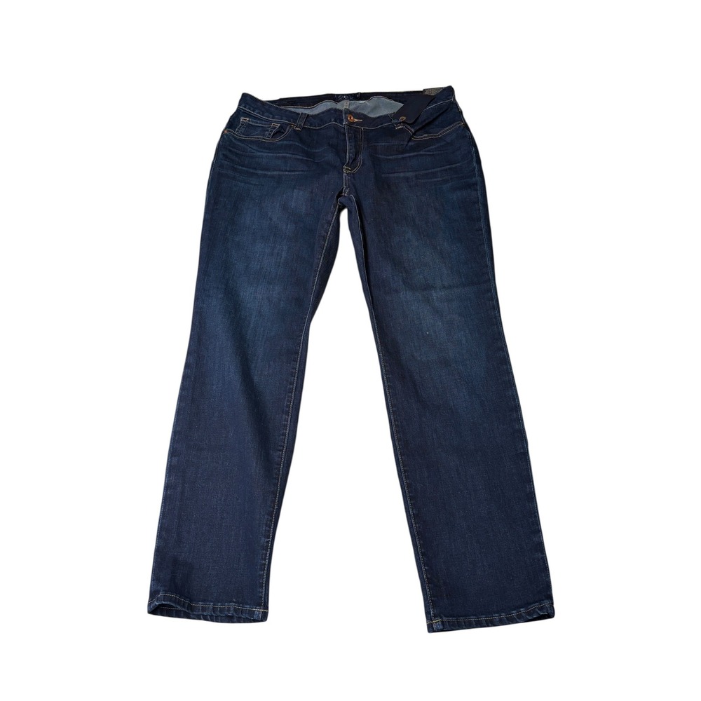NWT Lucky Brand Ginger Skinny‎ Jeans Womens 18W L29 Dark Wash Curvy Mid Rise